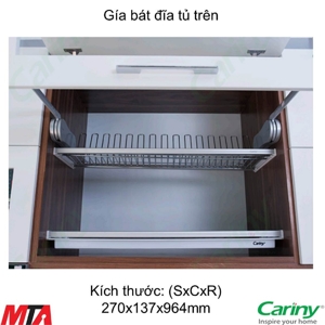 Giá đựng bát đĩa tủ trên Cariny DISOLA GB27-1000