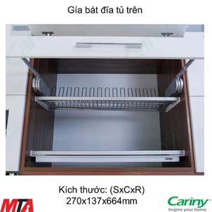 Giá đựng bát đĩa tủ trên Cariny GB27-700
