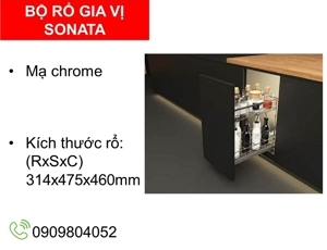 Giá gia vị Hafele Cucina Sonata 549.20.234