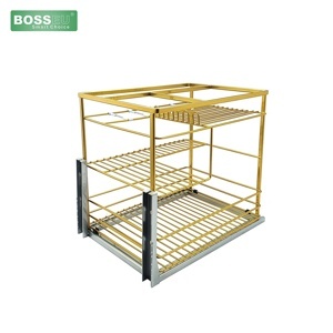 Giá gia vị nan dẹt mạ nano BossEU BS301.140G