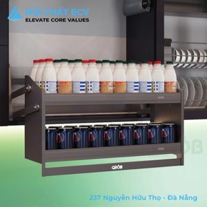 Giá gia vị nâng hạ điện cảm ứng Grob GP1-80