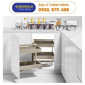 Giá liên hoàn hộp - Ray giảm chấn Eurogold EUM102 (Phải)