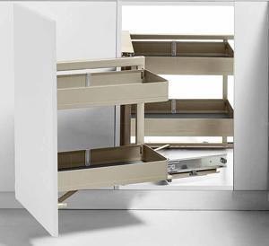 Giá liên hoàn hộp - Ray giảm chấn Eurogold EUM101 (Trái)