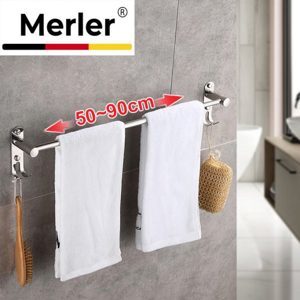 Giá, thanh treo khăn đơn inox Towel Bar HA4618-1