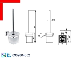 Giá treo cọ vệ sinh 580.41.450
