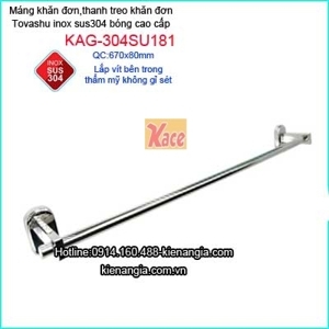 Giá treo khăn inox Tovashu KAG-304SU181