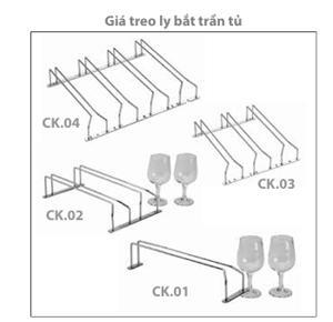 Giá treo ly bắt trần tủ Edel CK.03