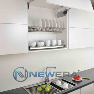 Giá treo úp bát đĩa inox Newera NE0180A NewEra - 2 tầng