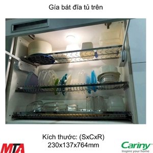 Giá úp bát đĩa tủ trên Cariny GB29-800