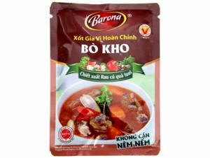 Gia vị hoàn chỉnh barona bò kho 80g