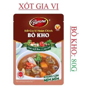 Gia vị hoàn chỉnh barona bò kho 80g