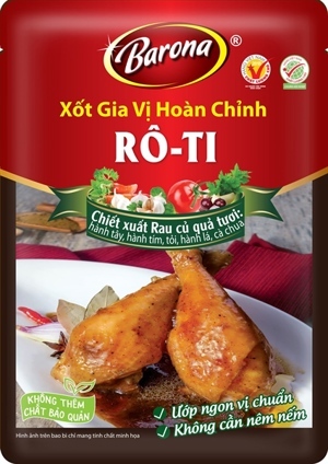 Gia vị hoàn chỉnh Barona Rô-ti 80g