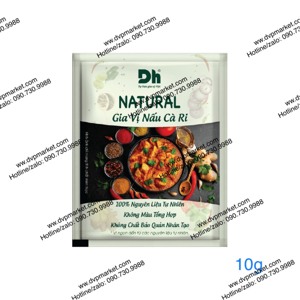 Gia vị nấu cà ri Dh Foods Natural gói 10g