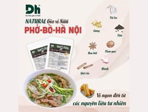 Gia vị nấu phở bò DH Foods Natural vị Hà Nội gói 24g