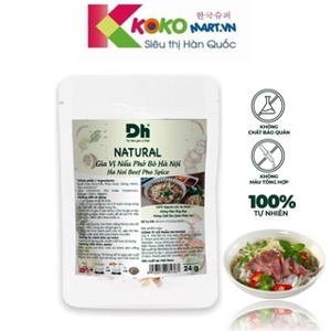 Gia vị nấu phở bò DH Foods Natural vị Hà Nội gói 24g