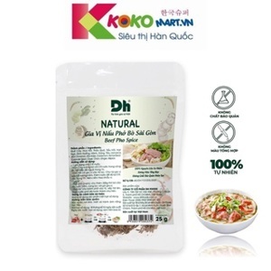 Gia vị nấu phở bò DH Foods Natural vị Sài Gòn gói 25g