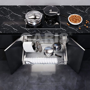 Giá xoong nồi bát đĩa đa năng Garis GD04.90E
