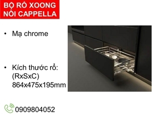 Giá xoong nồi đa năng Hafele Cucina Cappella 549.08.228