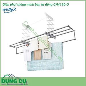 Giàn phơi bán tự động treo trần Wellex CH4190-O