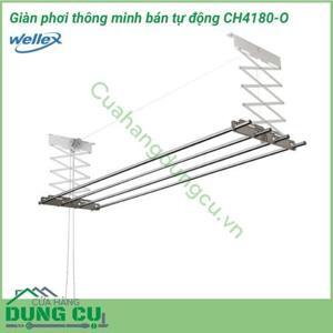 Giàn phơi bán tự động treo trần Wellex CH4180-O