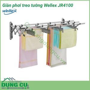 Giàn phơi gắn tường thu gọn inox Wellex JR4100