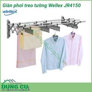 Giàn phơi gắn tường thu gọn inox Wellex JR4150