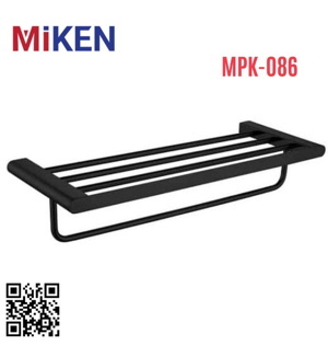 Giàn vắt khăn tắm màu đen Miken MPK-086