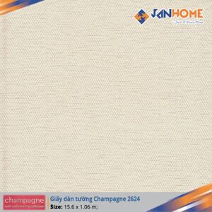 Giấy dán tường Champagne 2624