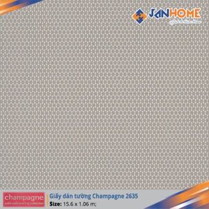 Giấy dán tường Champagne 2635