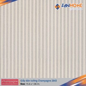 Giấy dán tường Champagne 2643