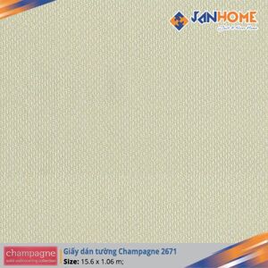 Giấy dán tường Champagne 2671