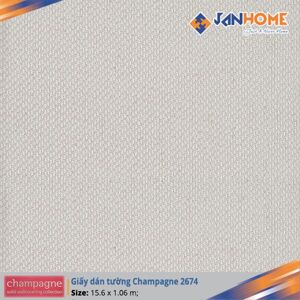 Giấy dán tường Champange 2674