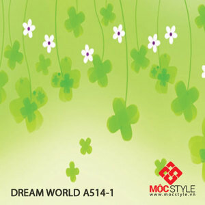 Giấy dán tường trẻ em Dream World A514-1