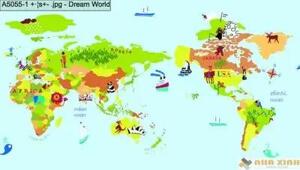 Giấy dán tường trẻ em Dream World A5055