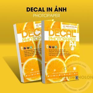 Giấy Decal A4 định lượng 135g