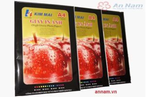 Giấy in ảnh 2 mặt bóng khổ A4 260gsm