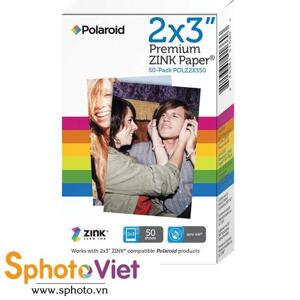 Giấy in ảnh Polaroid 2X3 Zink 50PK Premium