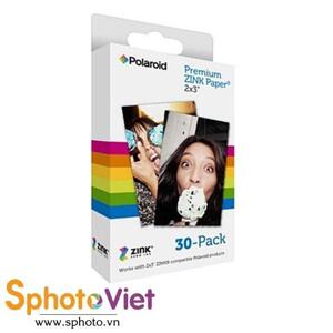 Giấy in ảnh Polaroid Zip 2x3 Zink 30 PK Premium