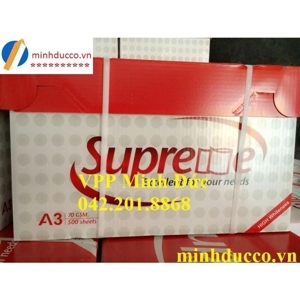 Giấy in Laser văn phòng Supreme - Khổ A3, Định lượng 70gms