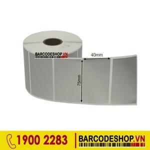 Giấy in nhãn Decal xi bạc