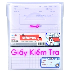 Giấy kiểm tra Điểm 10 TP-GKT011 - 5 ôly