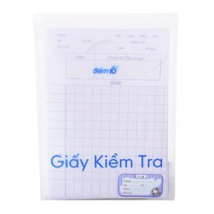 Giấy kiểm tra Điểm 10 TP-GKT03 - 5 ô ly vuông