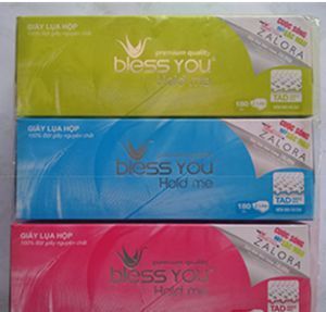 Giấy lụa Bless You Hold Me hộp 180 tờ