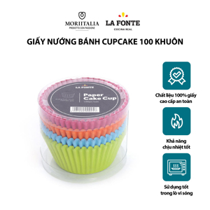 Giấy nướng bánh Cupcake Silicone La Fonte YY20410 - 100 chiếc