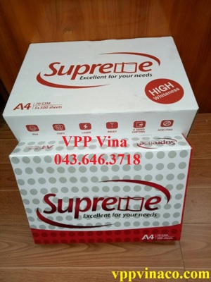 Giấy Supreme A4 ĐL70