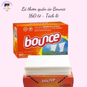 Giấy thơm quần áo Bounce 4 in 1 - 160 tờ