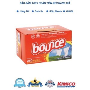 Giấy thơm quần áo Bounce 4 in 1 - 260 tờ