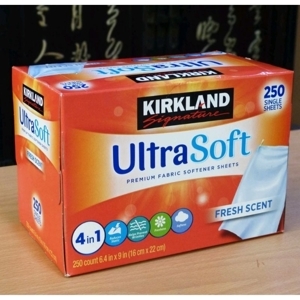 Giấy thơm quần áo Kirkland Fabric Softener - 250 tờ