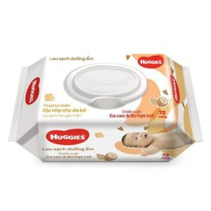 Giấy ướt Huggies dưỡng ẩm 72 tờ