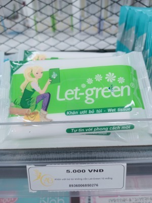 Giấy ướt Let-Green (10 tờ)